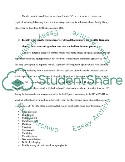 The Concept of Panic Disorder and Panic Attacks