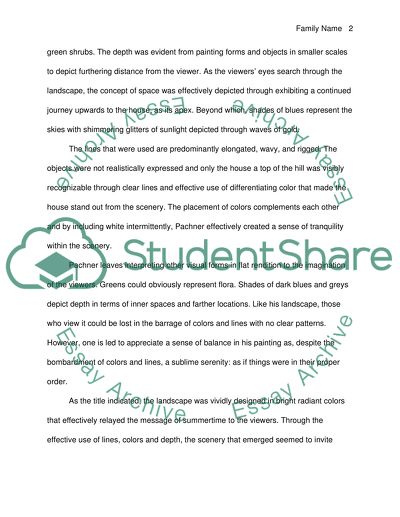 Summer Landscape by William Panchner