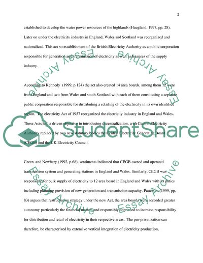 Electric Power Industry