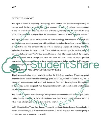 Voice Over Internet Protocol