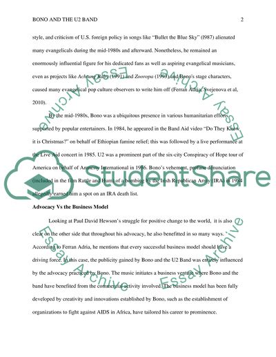 Bono and the U2 Band