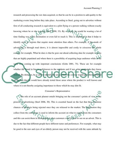 Roles of an Account Planner in Advertising