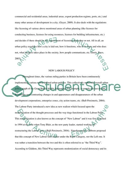 Integral to New Labors Vision is the Belief