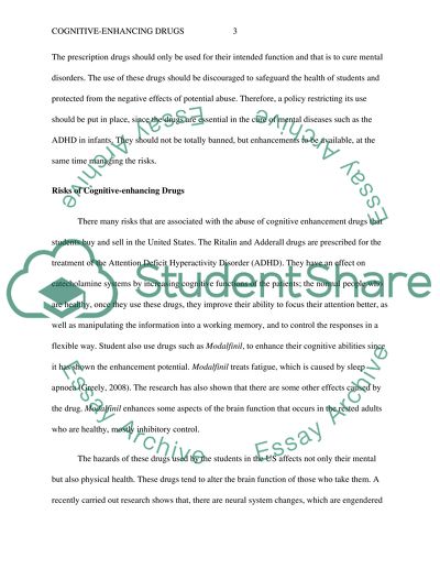 Cognitive-Enhancing Drugs