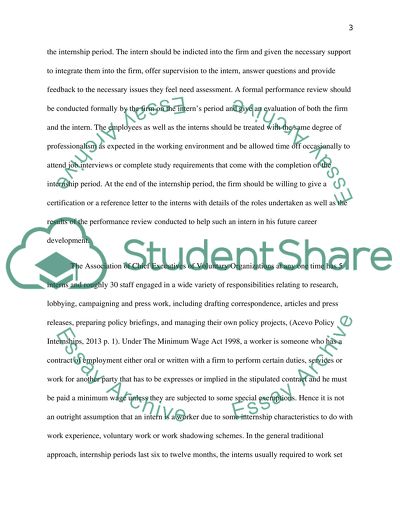 Internship Policies on Recruitment in the United Kingdom