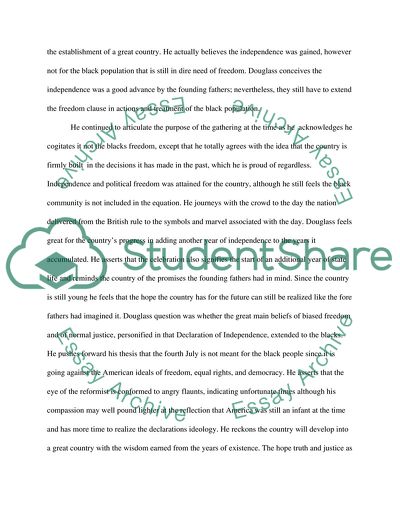 Fredrick Expression of Allegiance to the Declaration of Independence