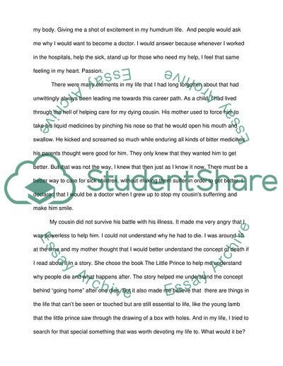 The Decision to Become a Doctor: Career Prestige and Financial Stability