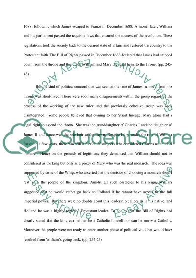 Revolutionary Settlement