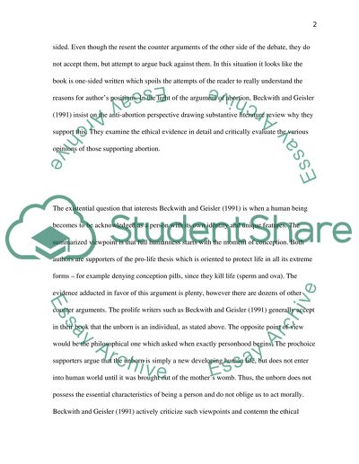 Matters of Life and Death