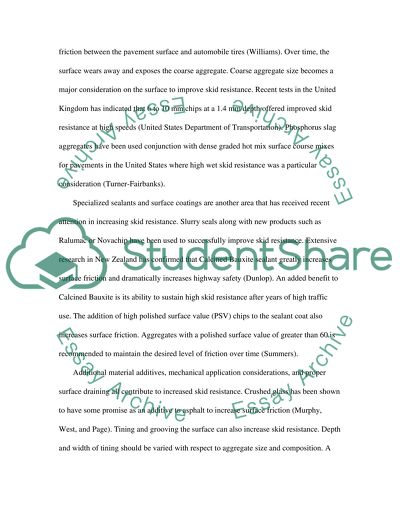 Better Asphalt and Skid Resistance of Asphalt