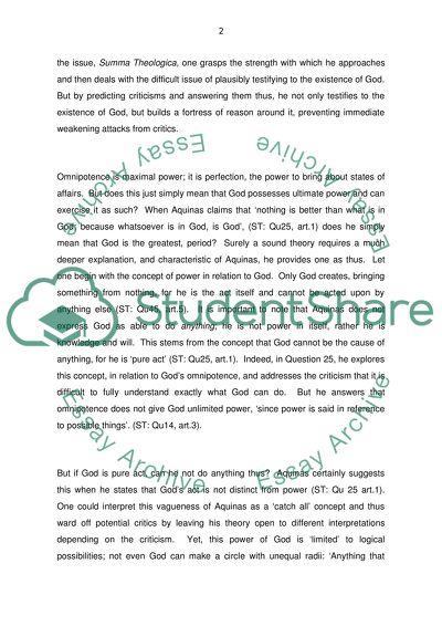 Concept of God with Particular Reference