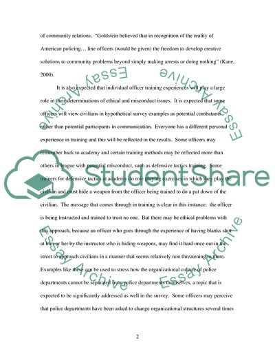 Internal Monitoring for a Stronger Police Force