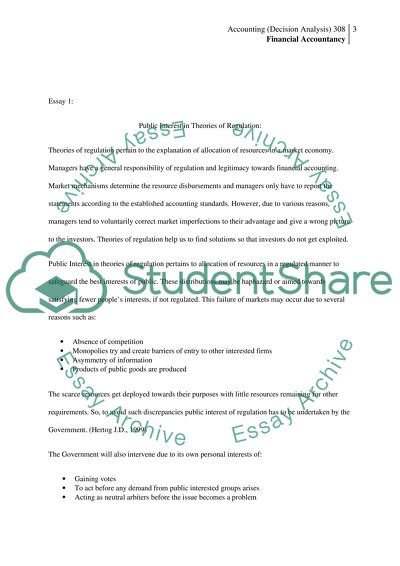 Public Interest in Theories of Regulation