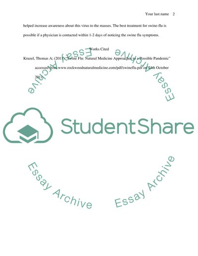 Environmental Microbiology: Swine Flu