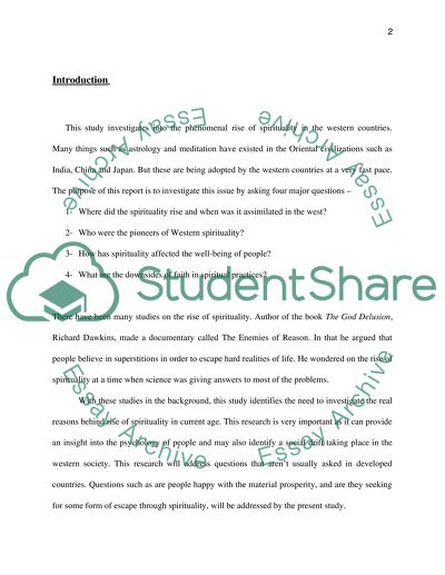 The Rise of Spirituality in the West