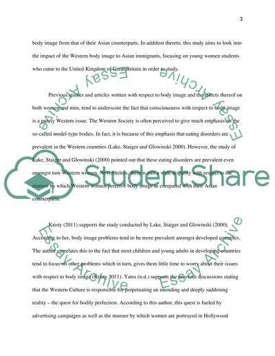 Changing Attitudes Towards Female Body Shape of Southeast Asian Young Adults Immigrants to the UK