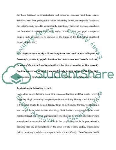 Above the Line Advertising