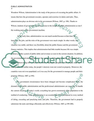 Impact of Public Administration on Society