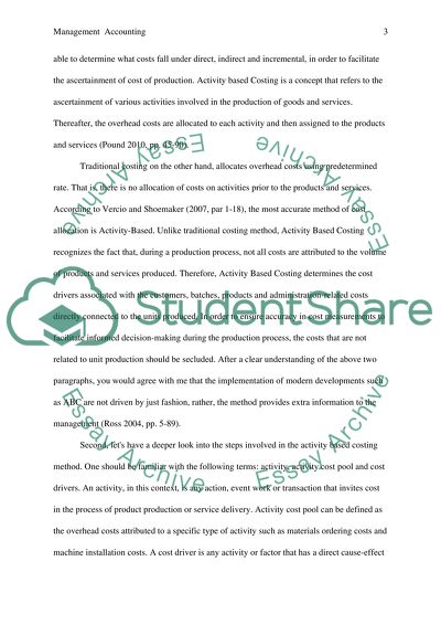 Managment Accounting