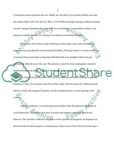 Review of House Rules by Jodi Picoult