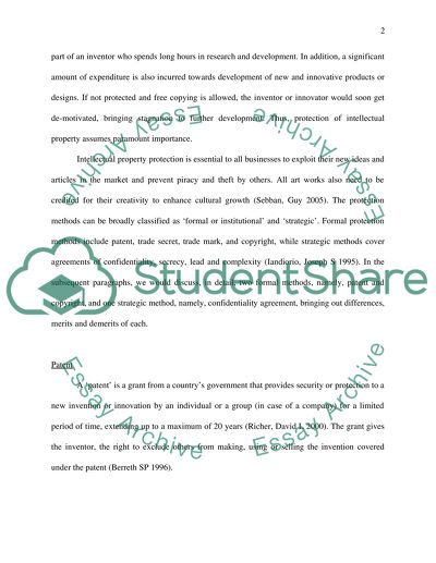 When Is It Important For Innovators To Protect Their Intellectual Property