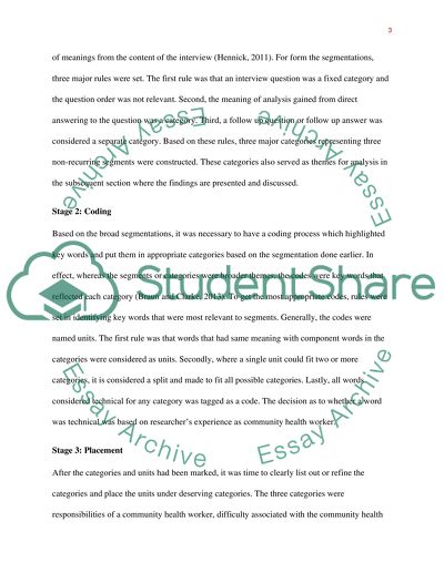 Qualitative Analysis Using the Transcript Provided