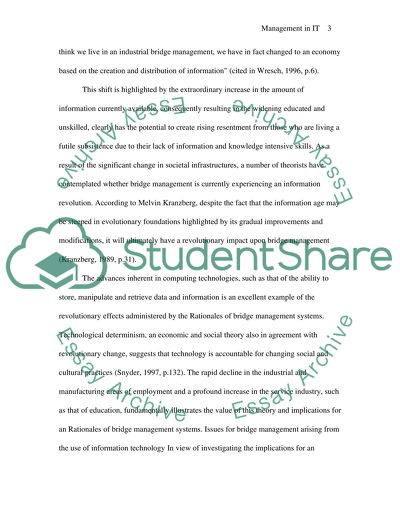 Management Role in IT