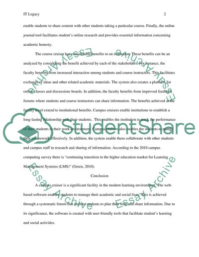 Importance of The Web-based Software for Students