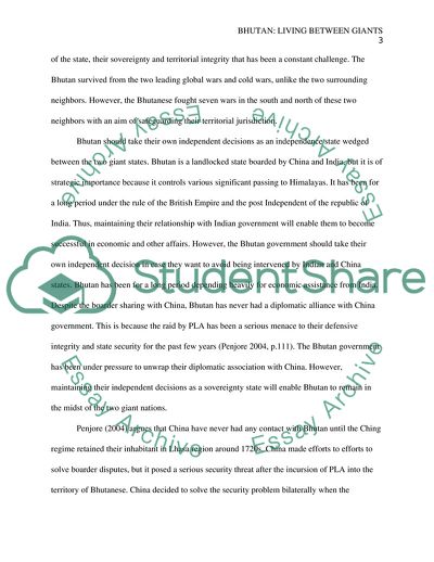 Bhutan: Living Between Giants