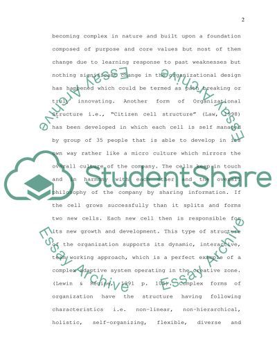 Organizational Design