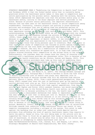 Strategic Management Week 2