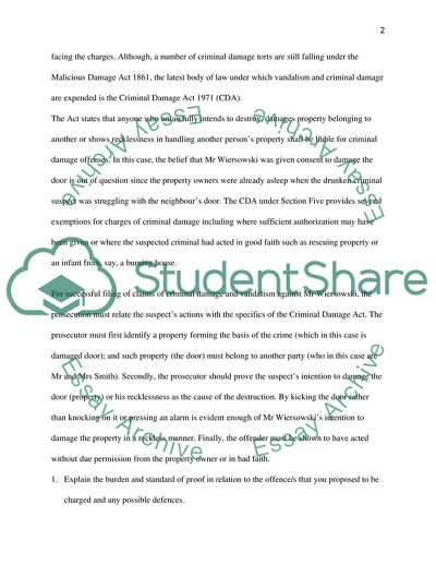 Legal Elements of the Offence