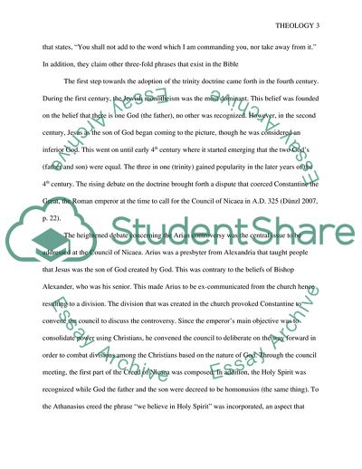 Churchs Definition of Trinity, Filioque Controversy and Role of Holy Spirit in Contemporary Theology