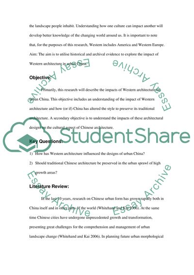 Western Architecture in Urban China