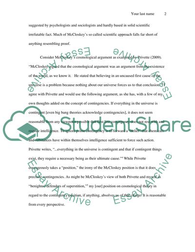 Being an Atheist by H J McCloskey