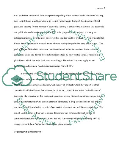 The US Involvement in the Middle East