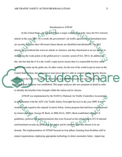 Air Traffic Safety Action Program in the US