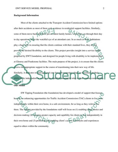 Disability Issues of Transport Accident Commission