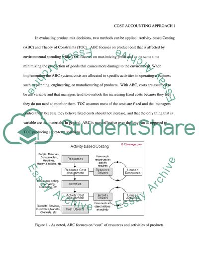 Cost Accounting Approaches