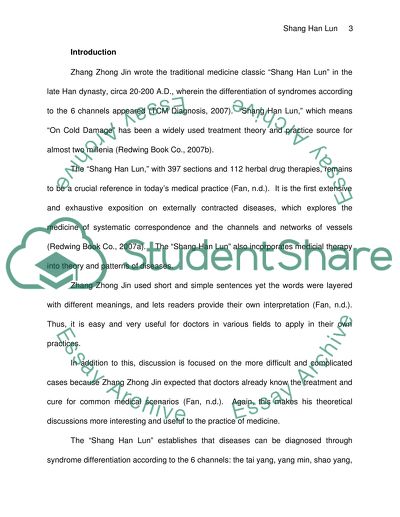 The Tai Yang Syndrome and the Tao He Cheng Qi Tang of Clause 106