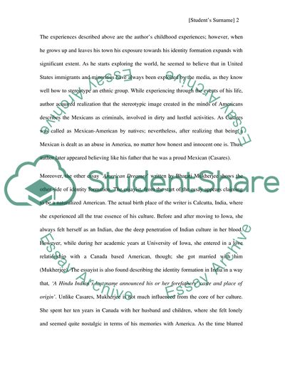 What shapes the teenage identity picture