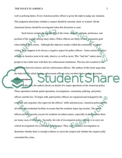 The Police in America