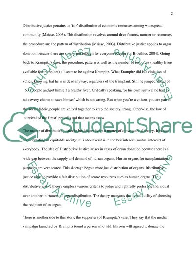 DISTRIBUTIVE JUSTICE