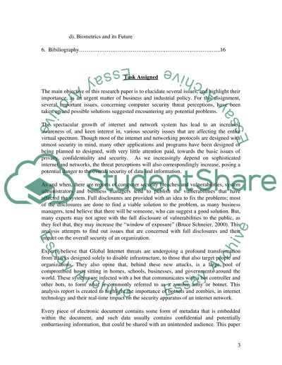 Computer Security Analyses