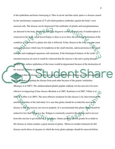 Effectiveness of nutrition intervention in Celiac disease