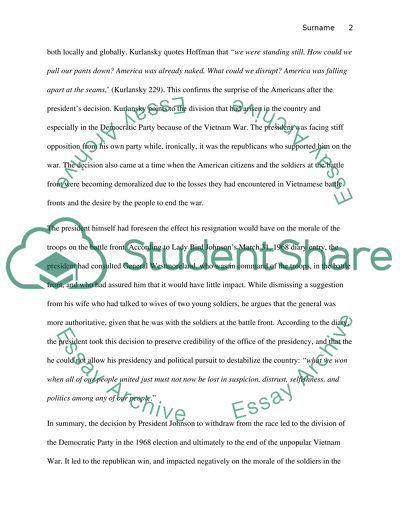 Aspect of the year 1968 contributed to it being a unique year in world history