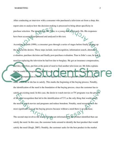 Purchasing Behavior Style of the Consumer