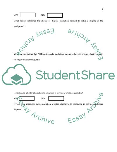 survey design assignment