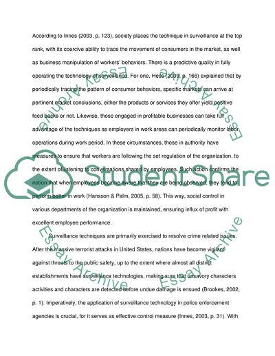 Surveillance Technology: Paradox in Private Security