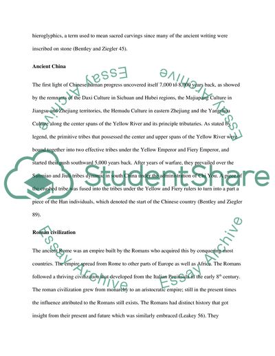 Egypt Rome and ancient China